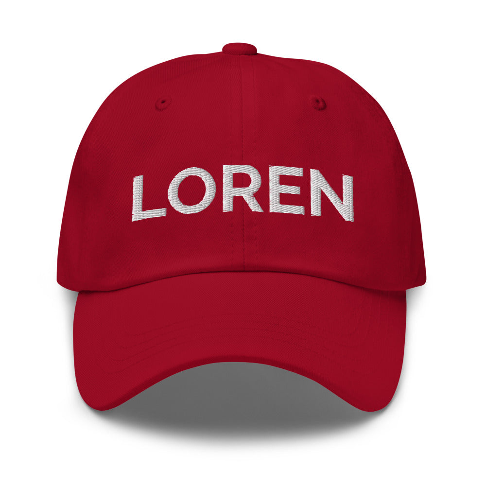 Loren Hat - Cranberry