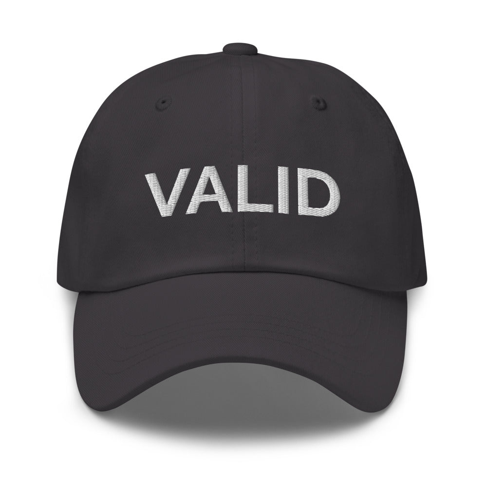 Valid Hat - Dark Grey