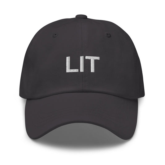 Lit Hat - Dark Grey