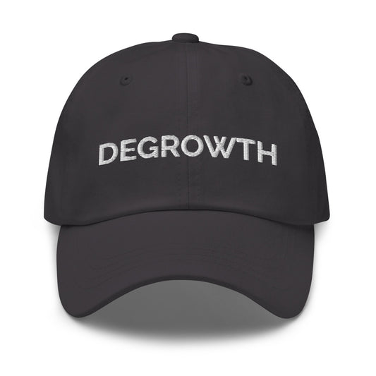 Degrowth Hat - Dark Grey