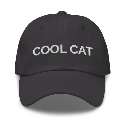 Cool Cat Hat - Dark Grey