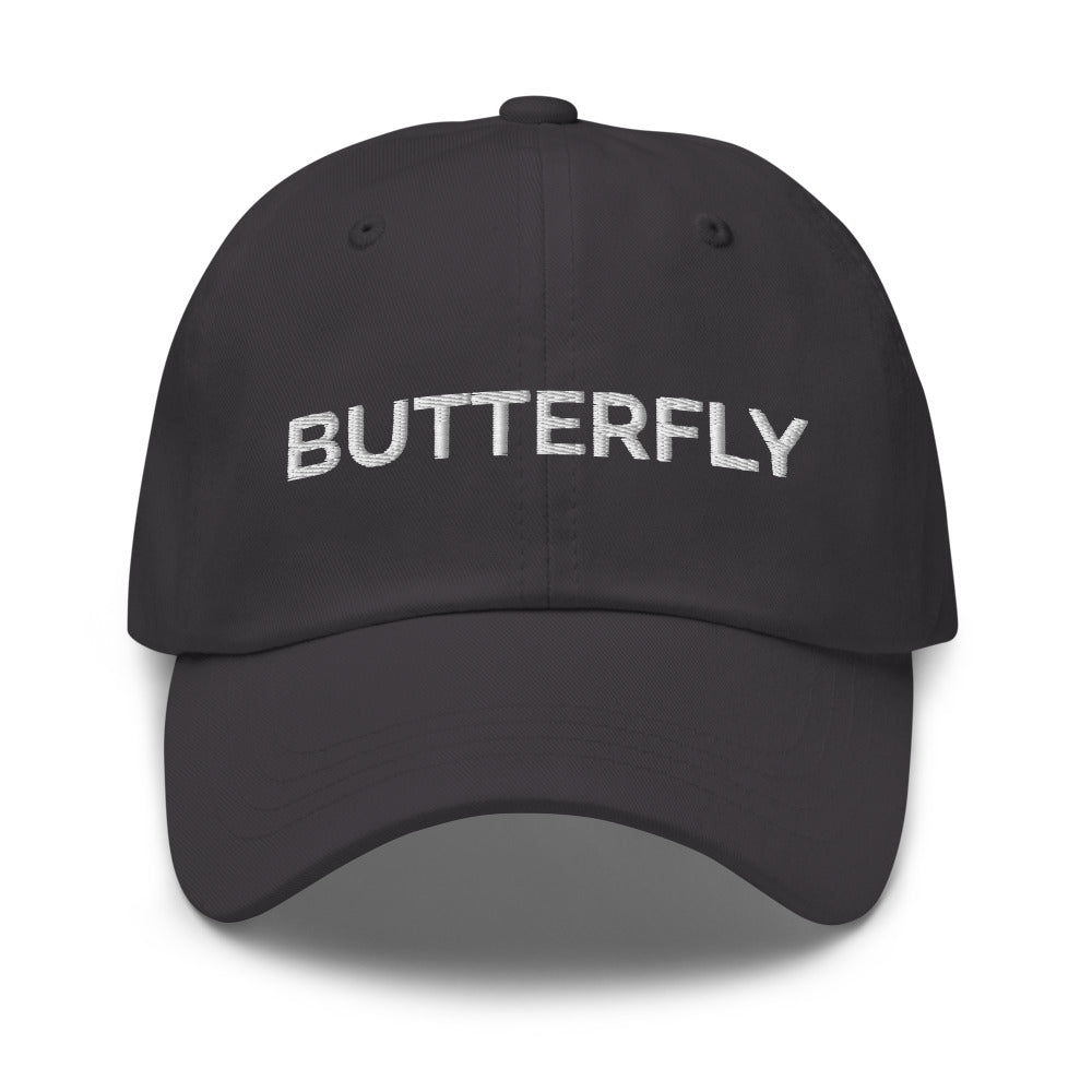 Butterfly Hat - Dark Grey