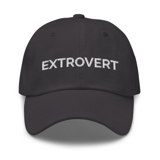 Extrovert Hat - Dark Grey