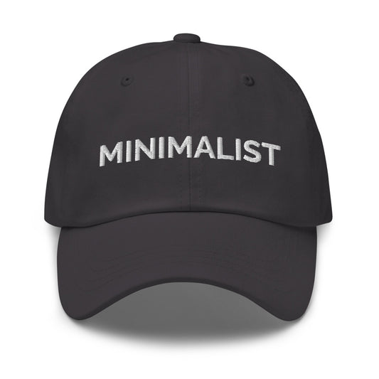 Minimalist Hat - Dark Grey