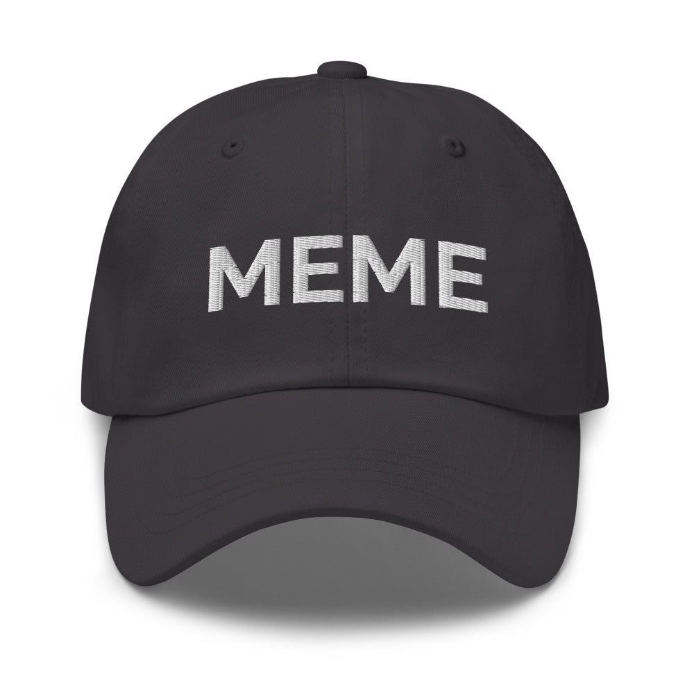 Meme Hat - Dark Grey