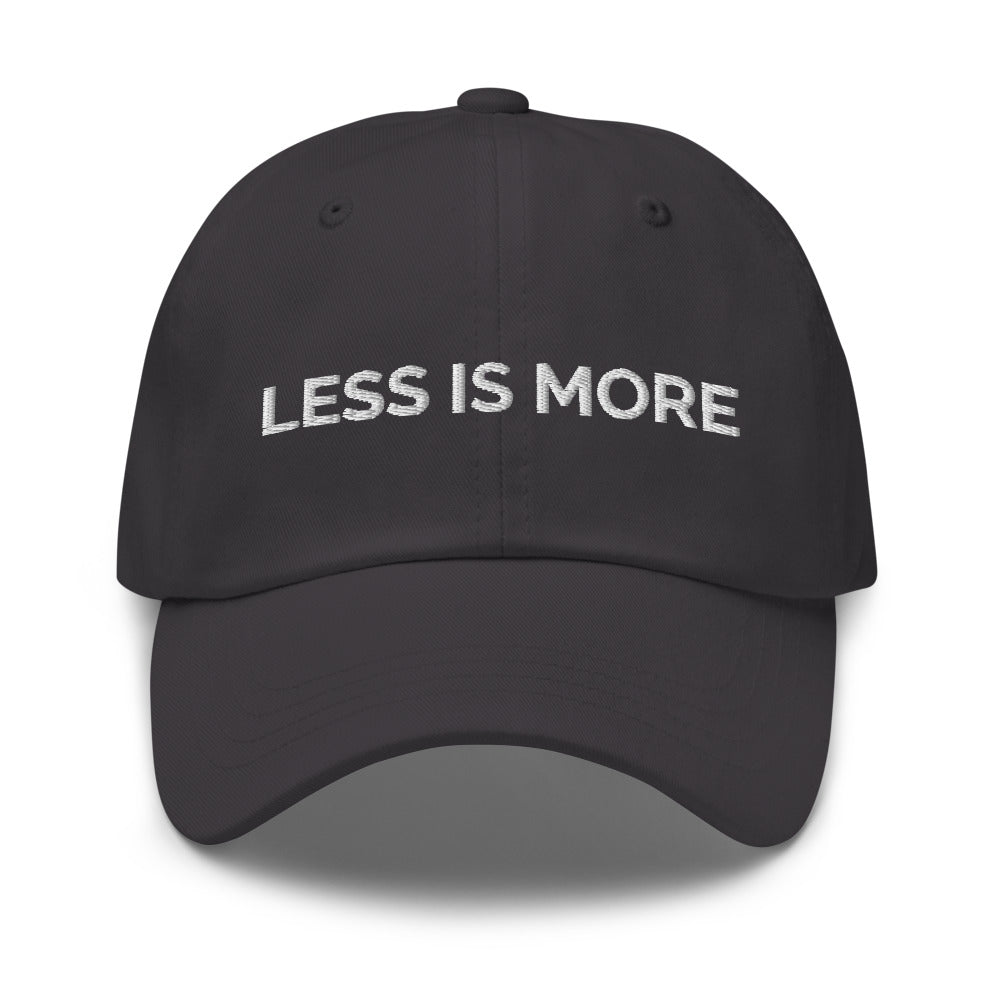 Less Is More Hat - Dark Grey