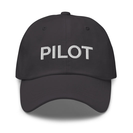 Pilot Hat - Dark Grey