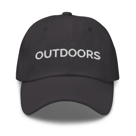 Outdoors Hat - Dark Grey