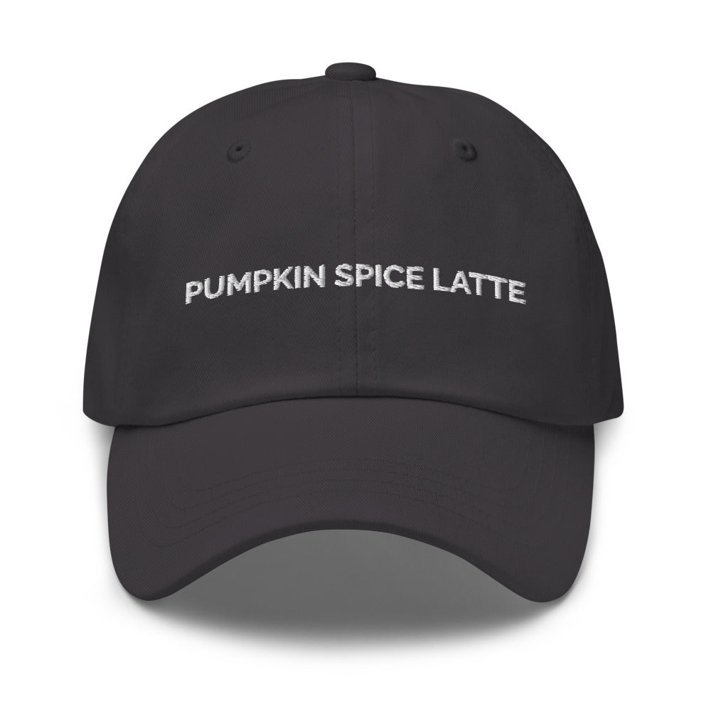 Pumpkin Spice Latte Hat - Dark Grey