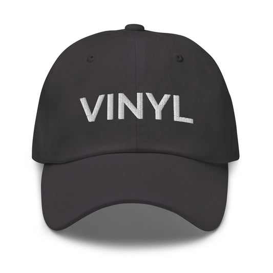Vinyl Hat - Dark Grey