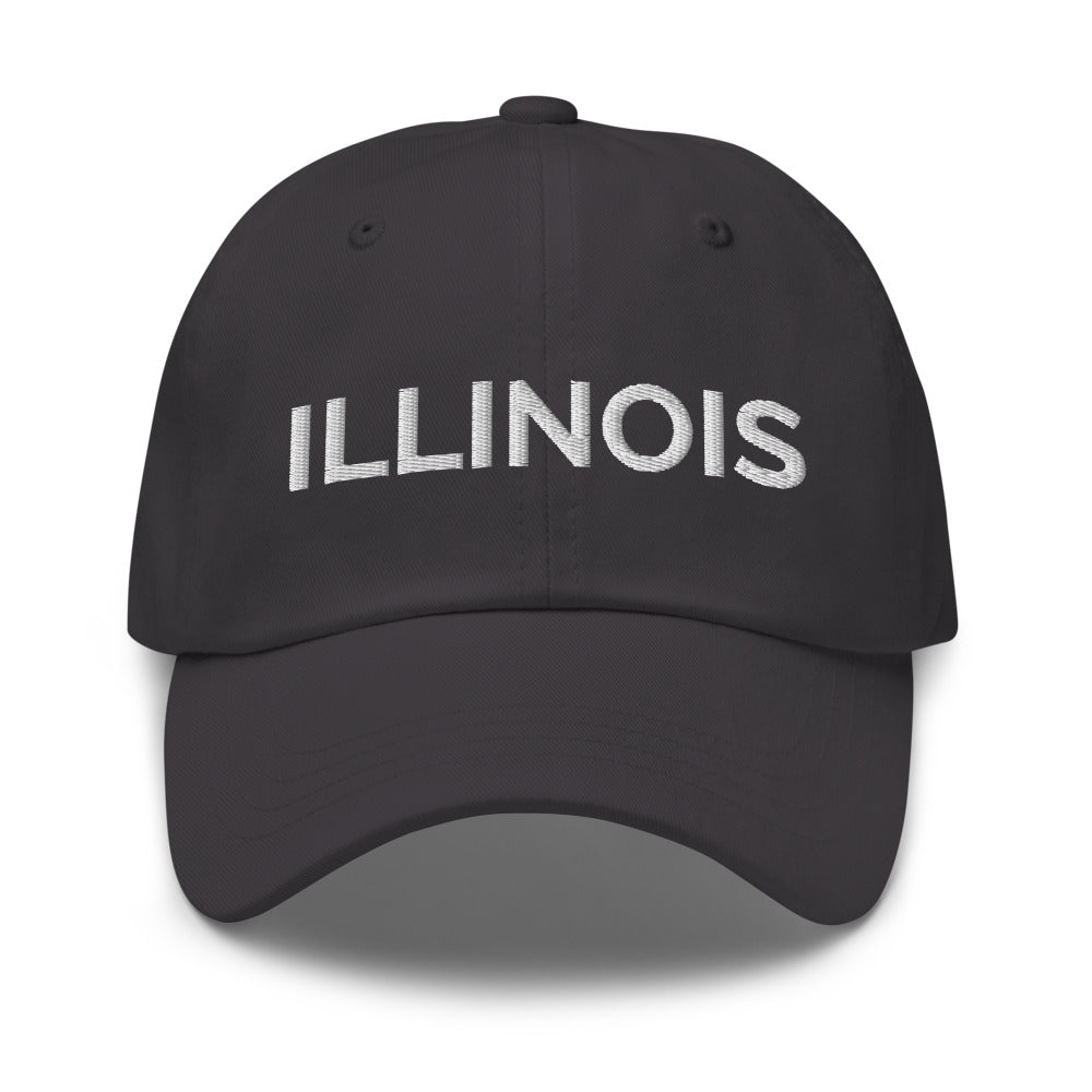 Illinois Hat - Dark Grey