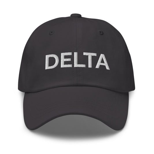 Delta Hat - Dark Grey