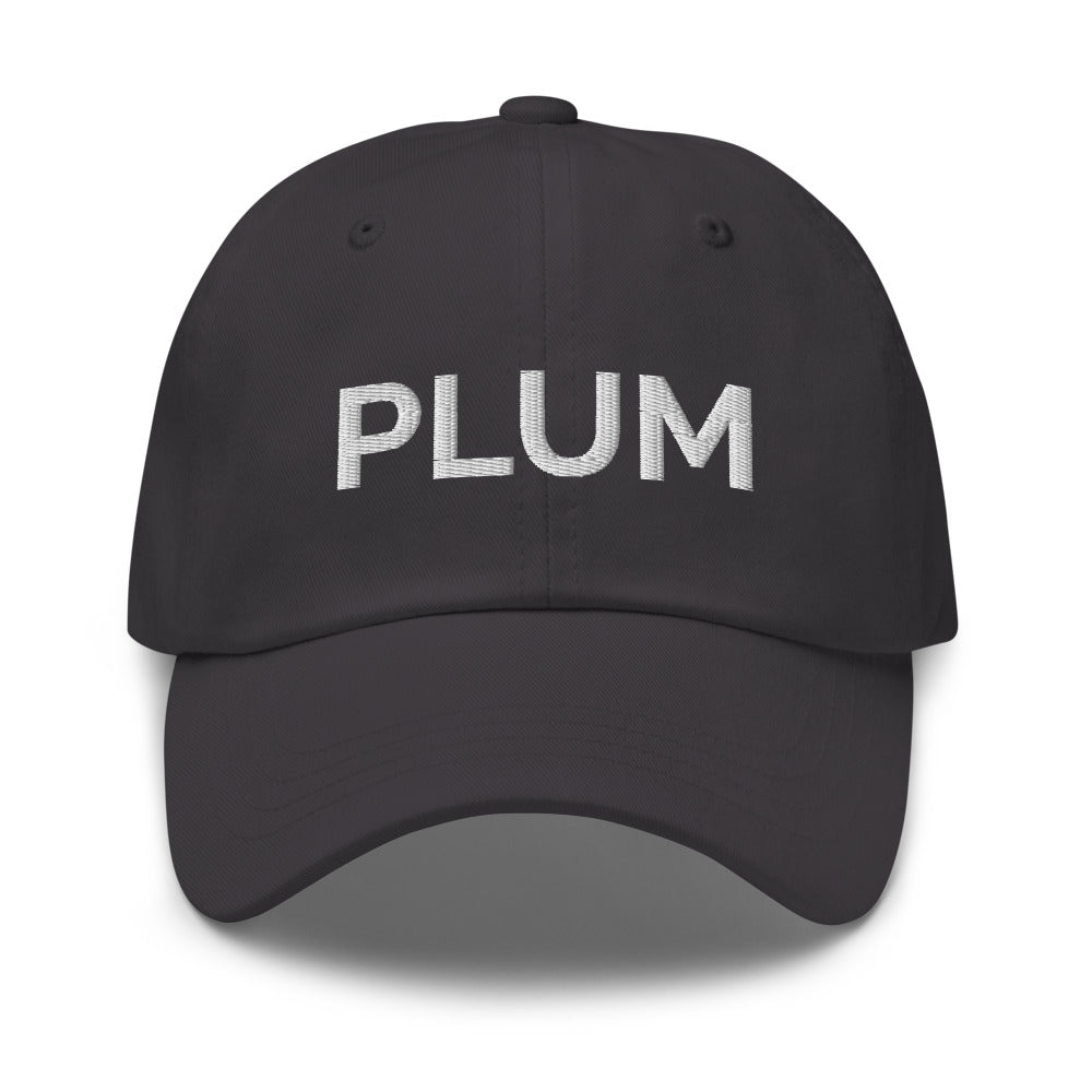 Plum Hat - Dark Grey