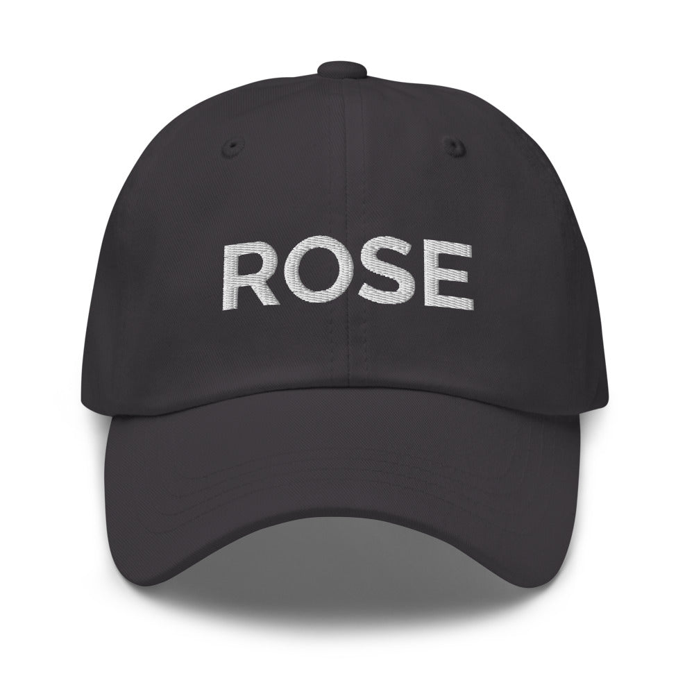 Rose Hat - Dark Grey