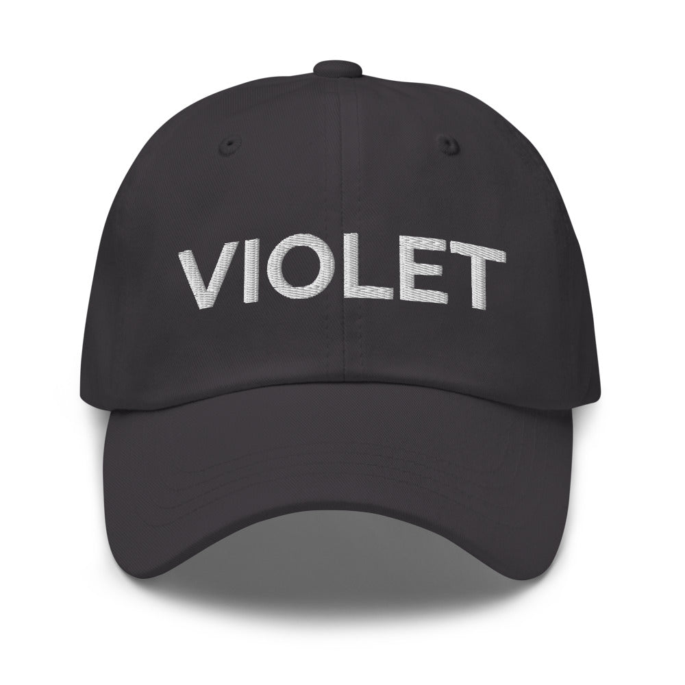 Violet Hat - Dark Grey