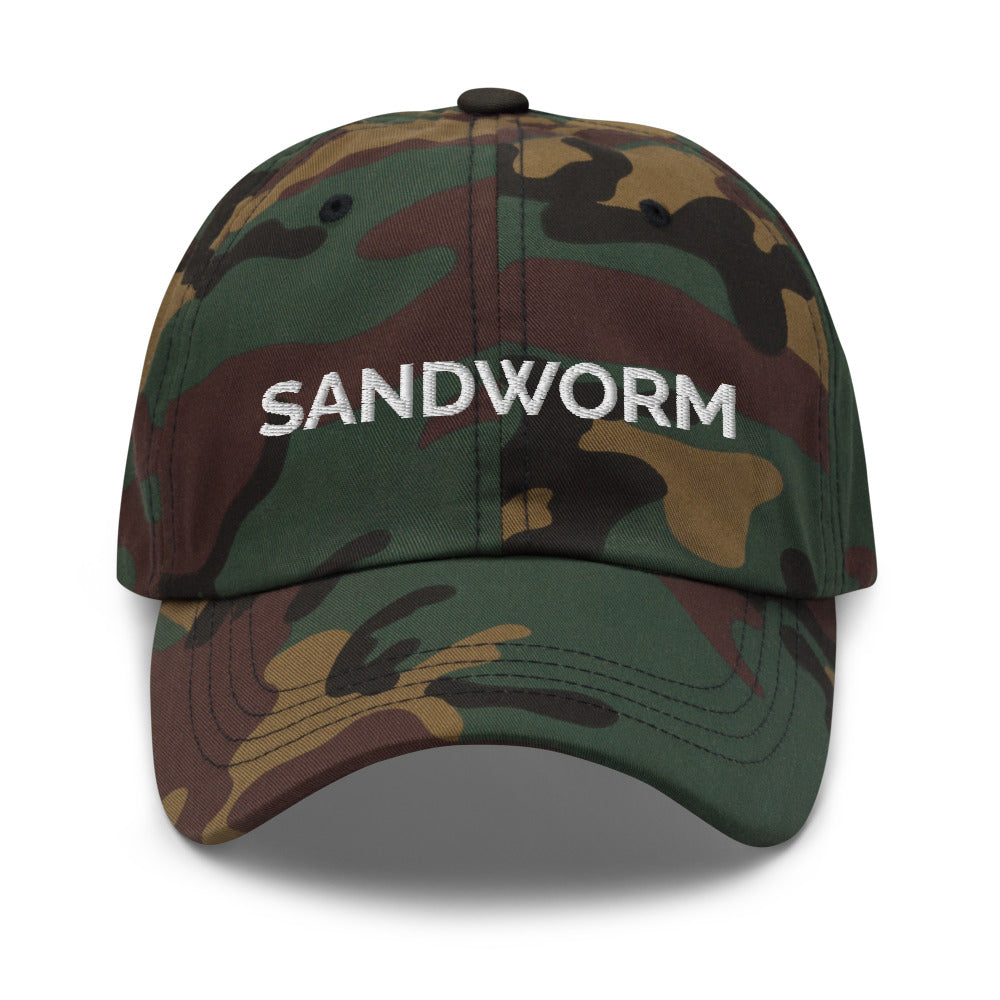 Sandworm Hat (Dune Series) - Green Camo