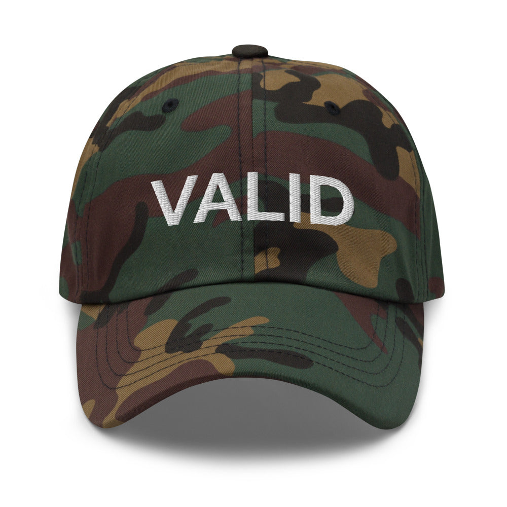 Valid Hat - Green Camo