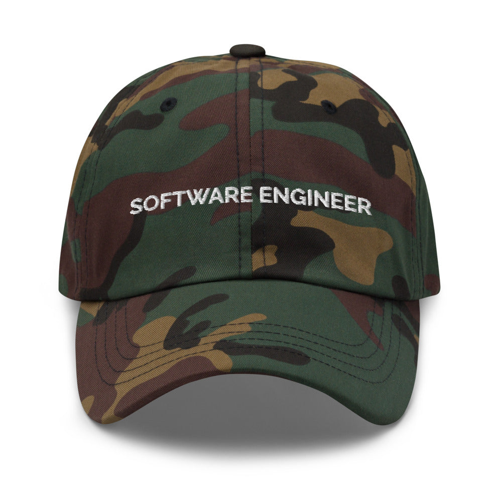 Software Engineer Hat - Green Camo