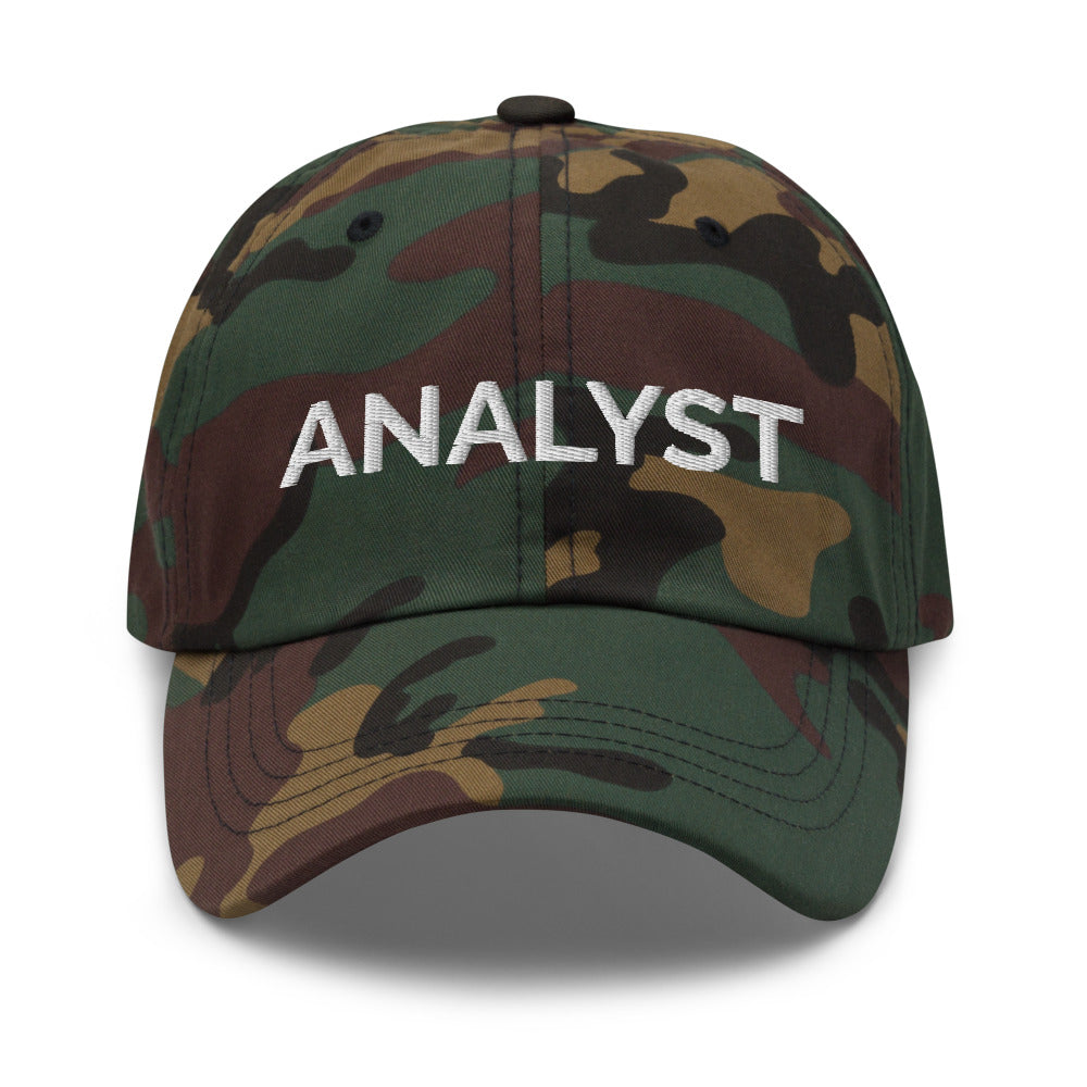 Analyst Hat - Green Camo