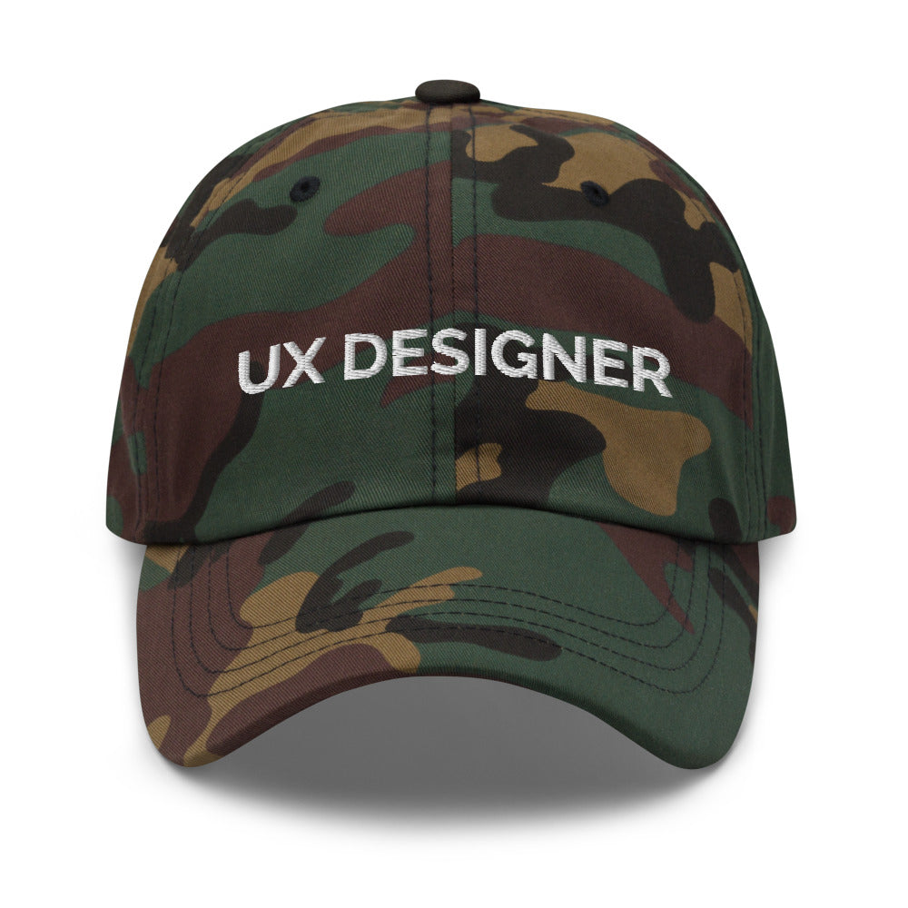 UX Designer Hat - Green Camo