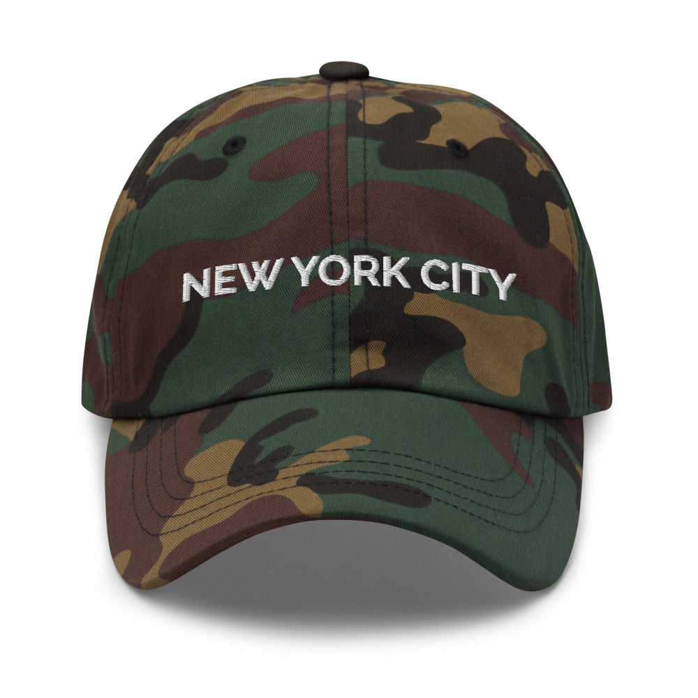 New York City Hat - Green Camo