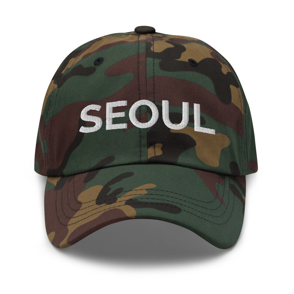 Seoul Hat - Green Camo