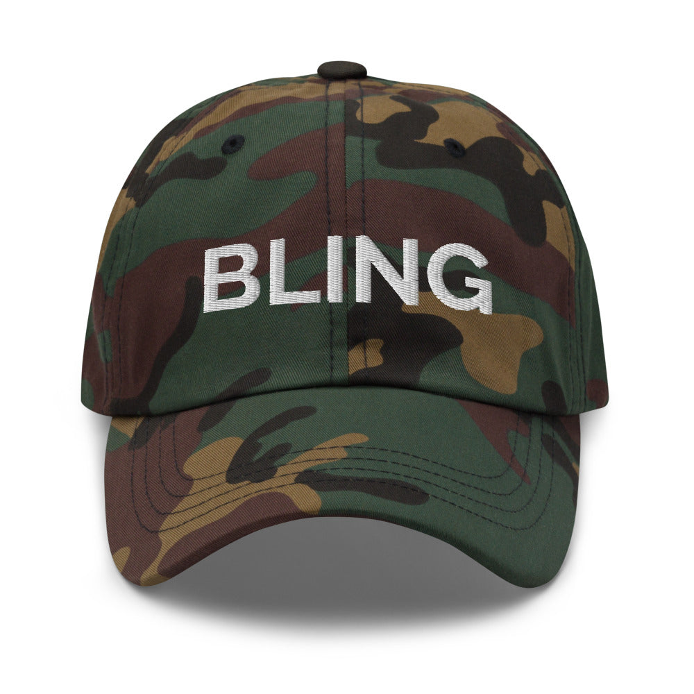 Bling Hat - Green Camo