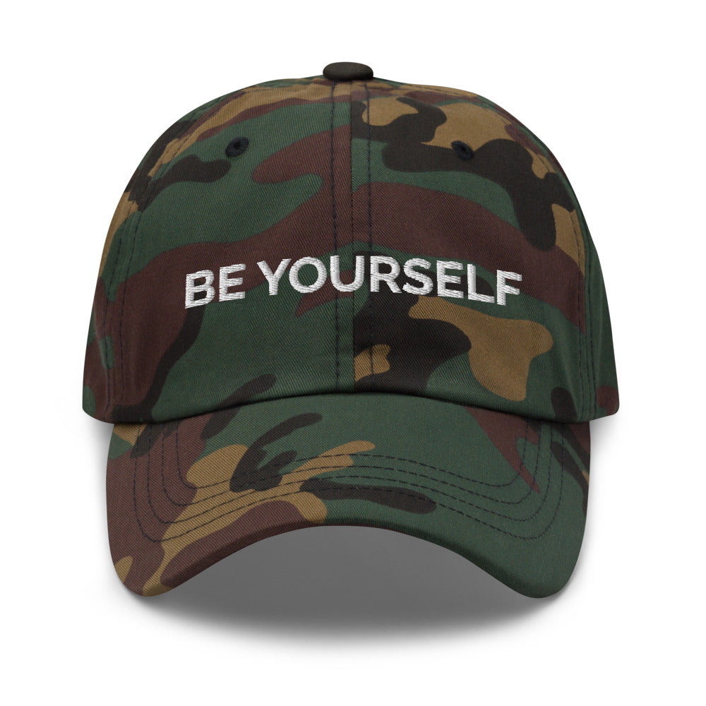 Be Yourself Hat - Green Camo