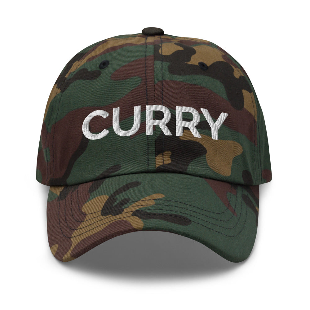 Curry Hat - Green Camo