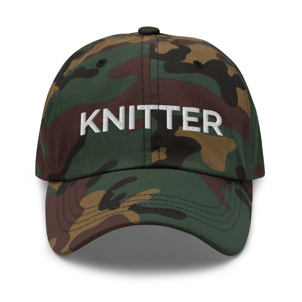 Knitter Hat - Green Camo