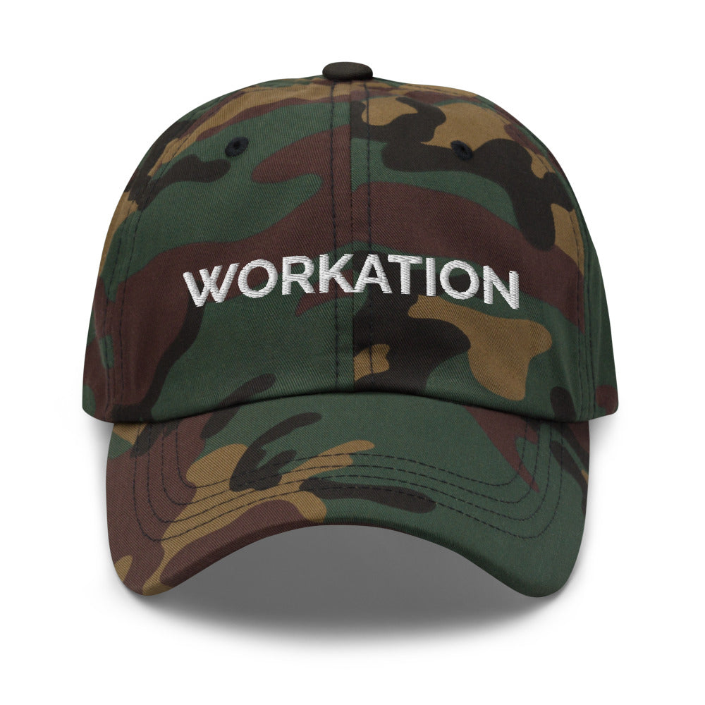 Workation Hat - Green Camo