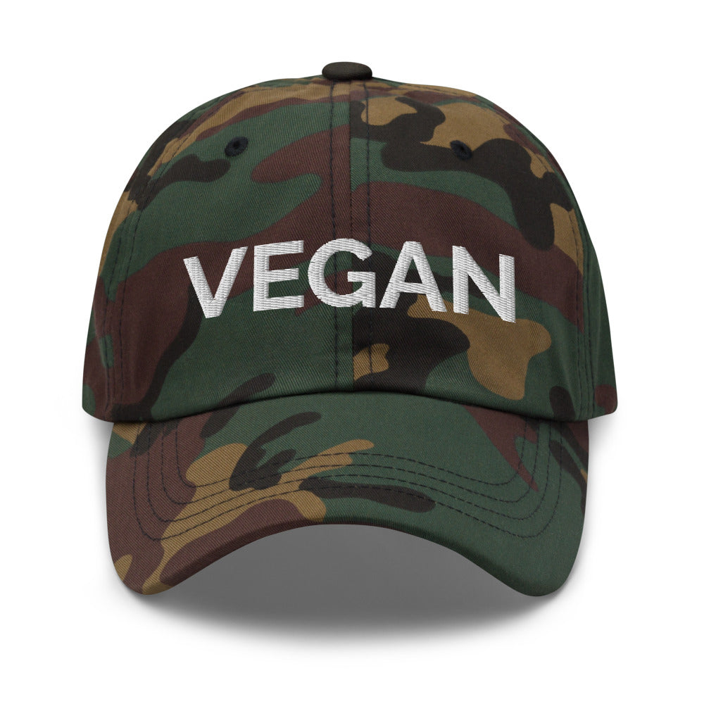 Vegan Hat - Green Camo