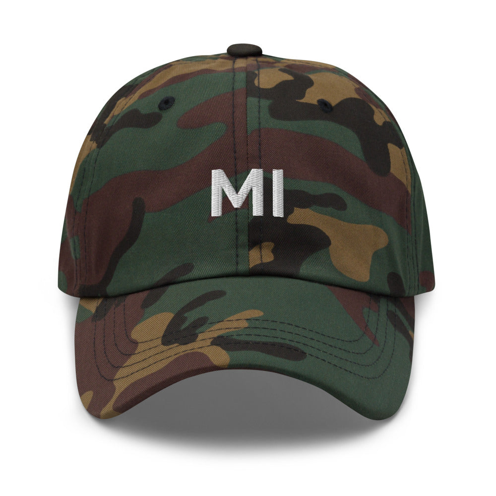 MI Hat - Green Camo