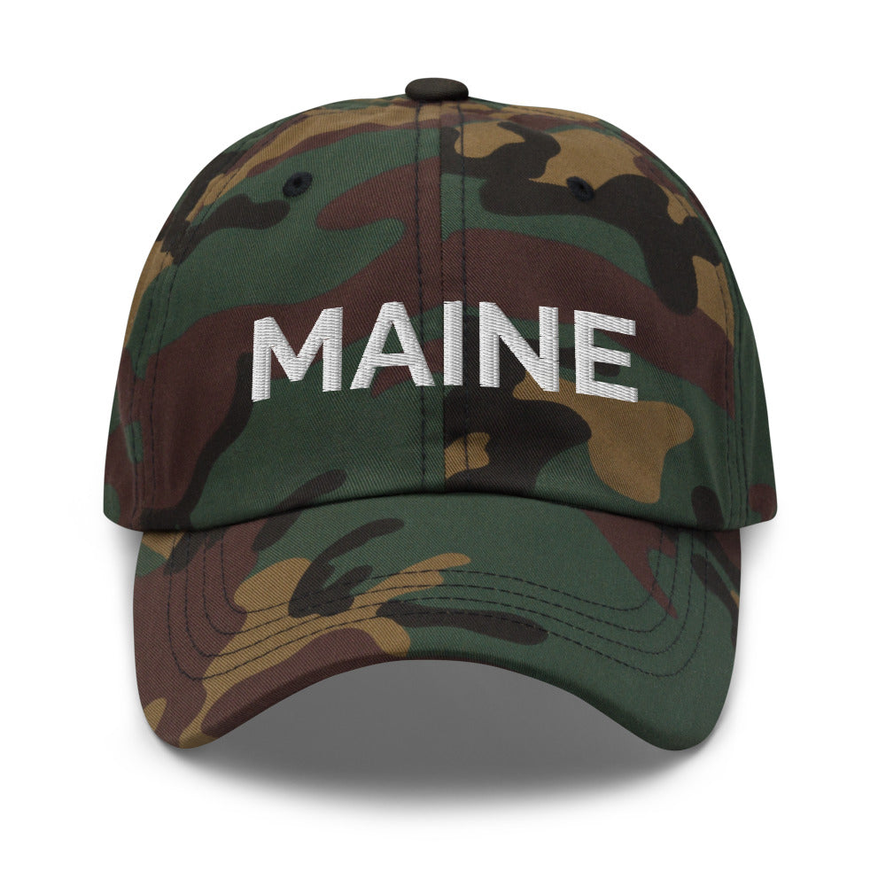 Maine Hat - Green Camo