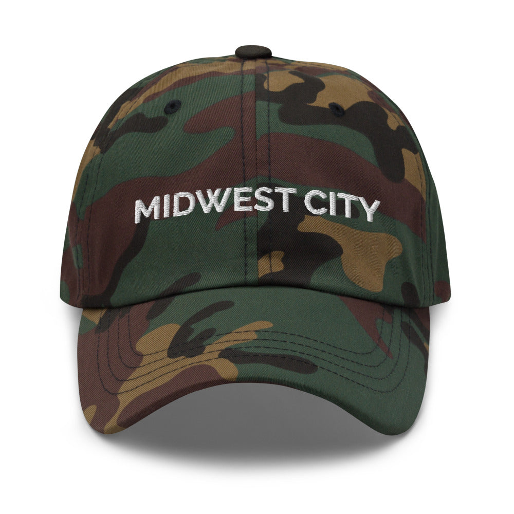 Midwest City Hat - Green Camo