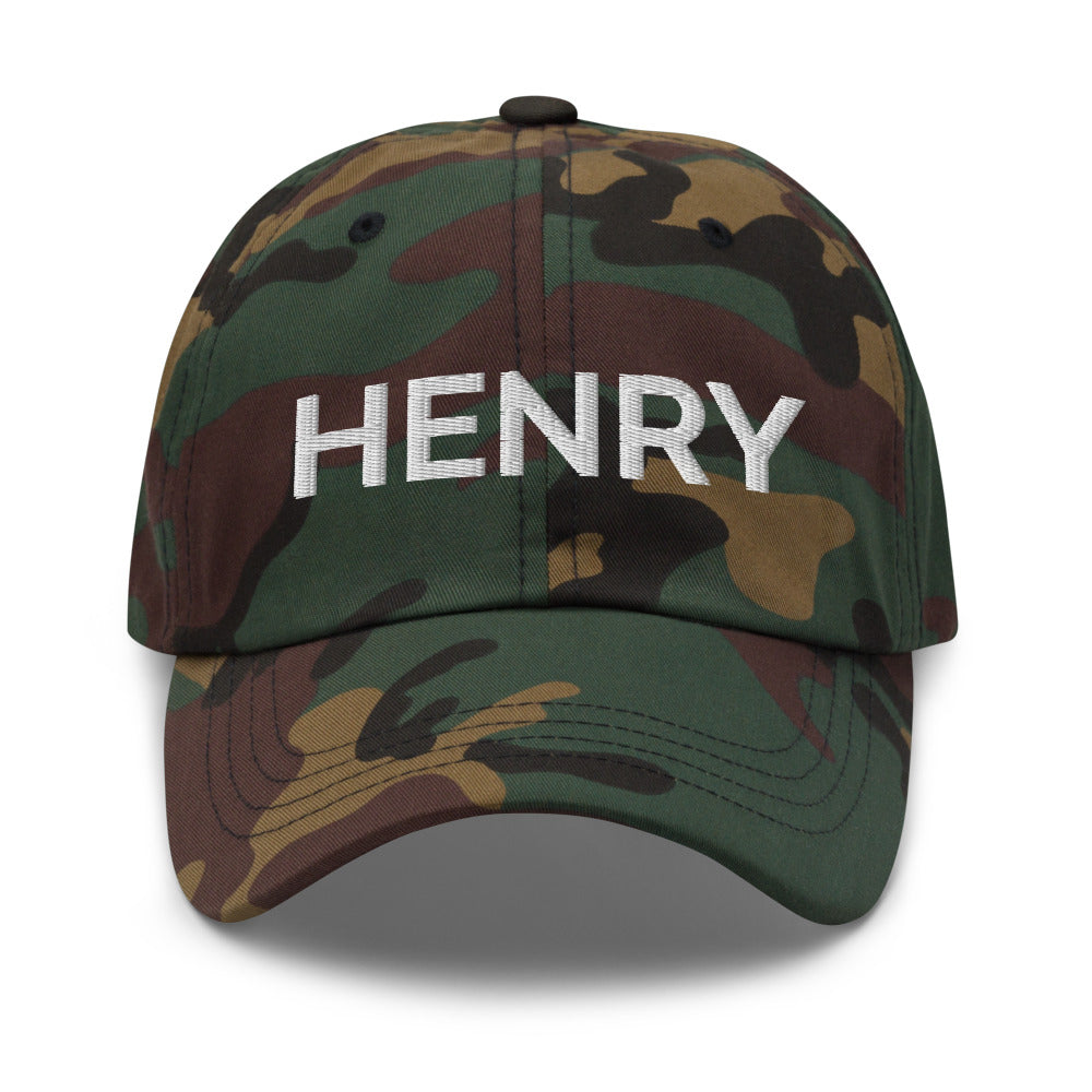 Henry Hat - Green Camo