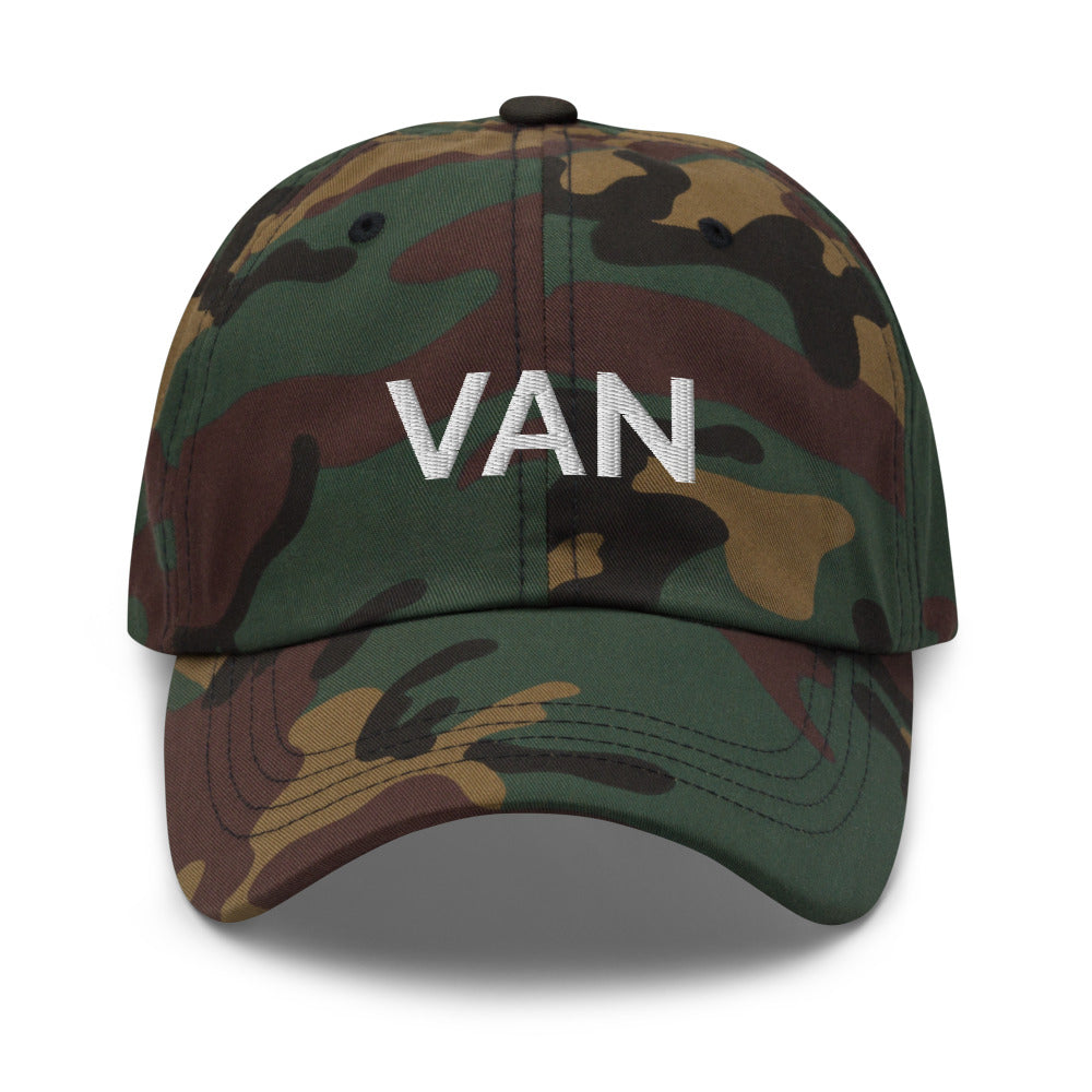 Van Hat - Green Camo