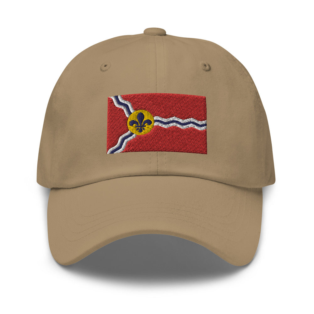 Saint Louis Flag Hat - Stylish Embroidered STL Cap at NicheMerch