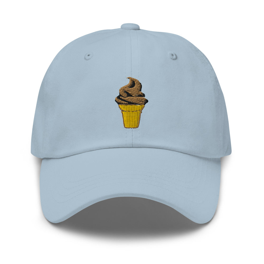 Ice Cream Hat - Chocolate Soft Serve Cone