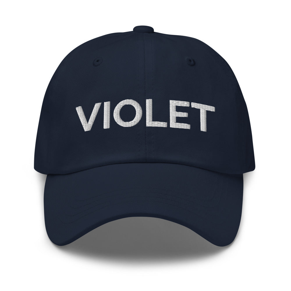 Violet Hat - Navy