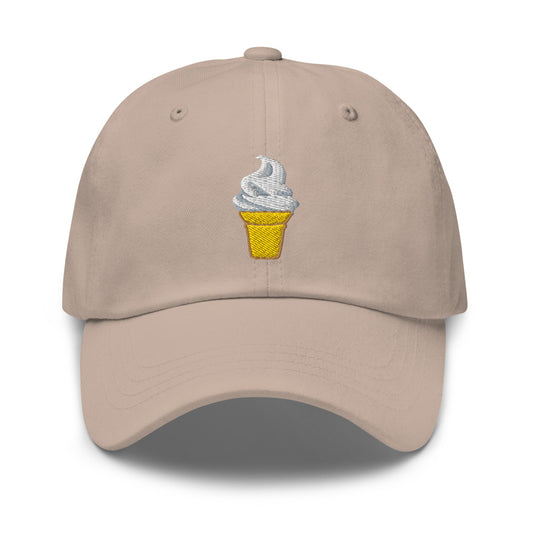 Ice Cream Hat - Vanilla Soft Serve Cone - NicheMerch