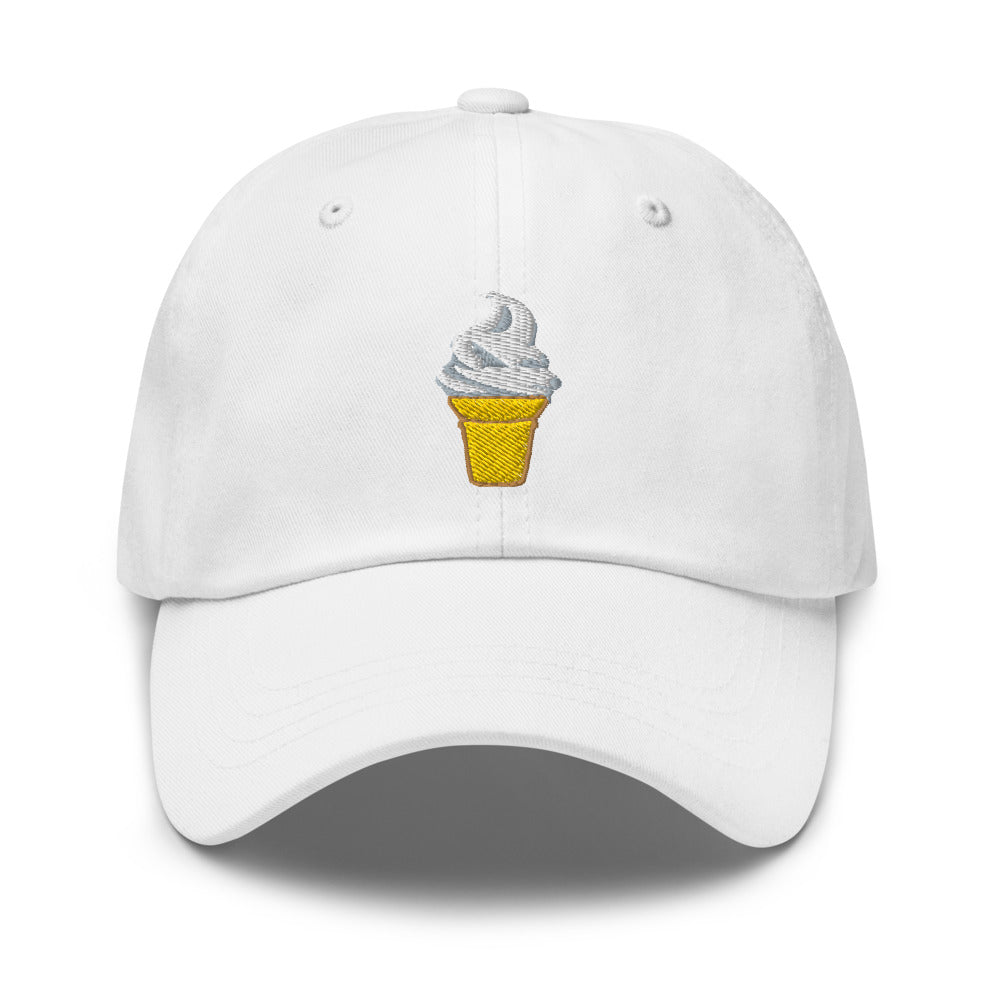 Ice Cream Hat - Vanilla Soft Serve Cone - NicheMerch