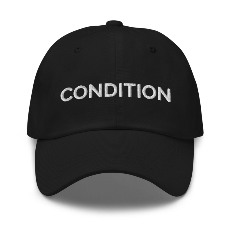 Condition Hat - Black