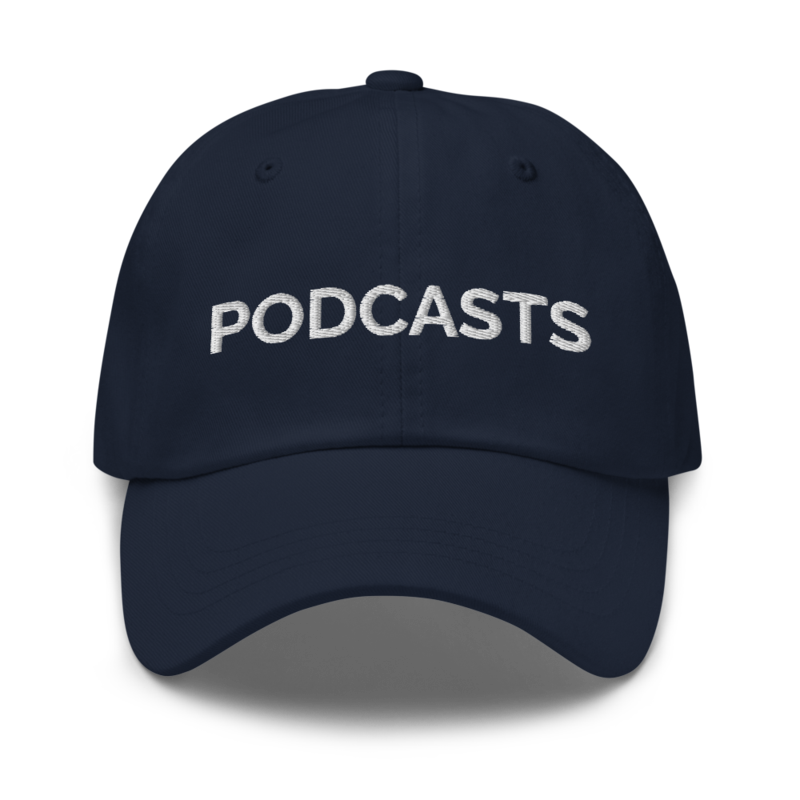 Podcasts Hat - Navy