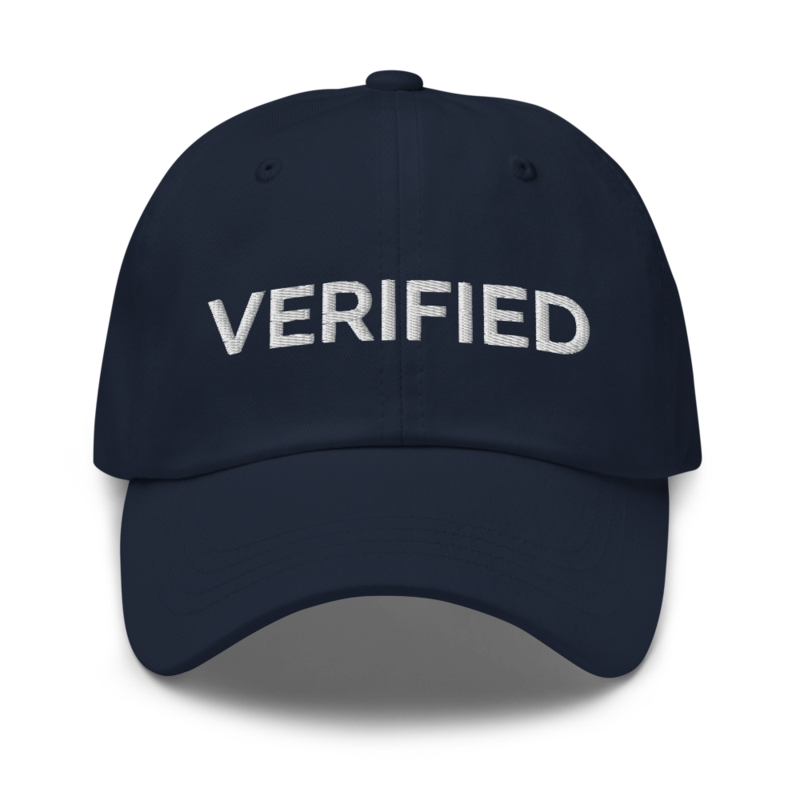 Verified Hat - Navy