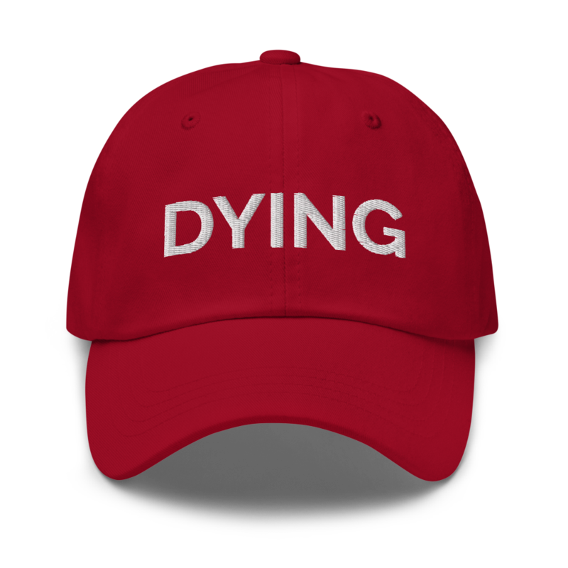 Dying Hat - Cranberry