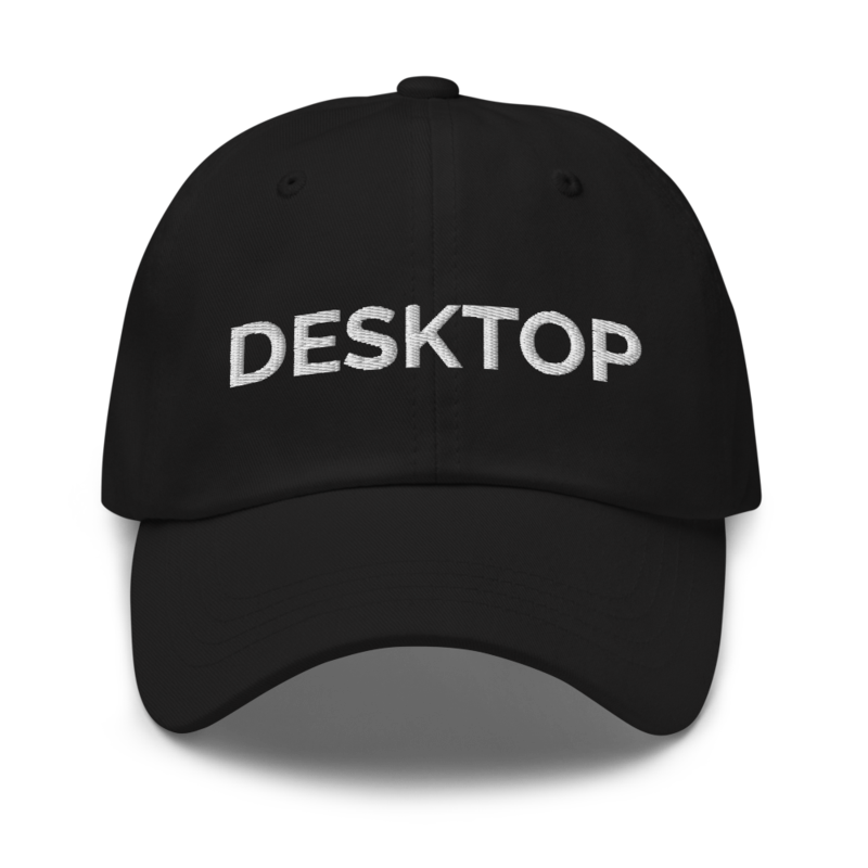Desktop Hat - Black