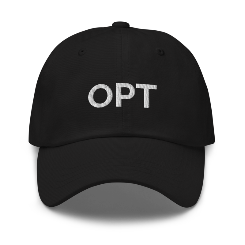 Opt Hat - Black
