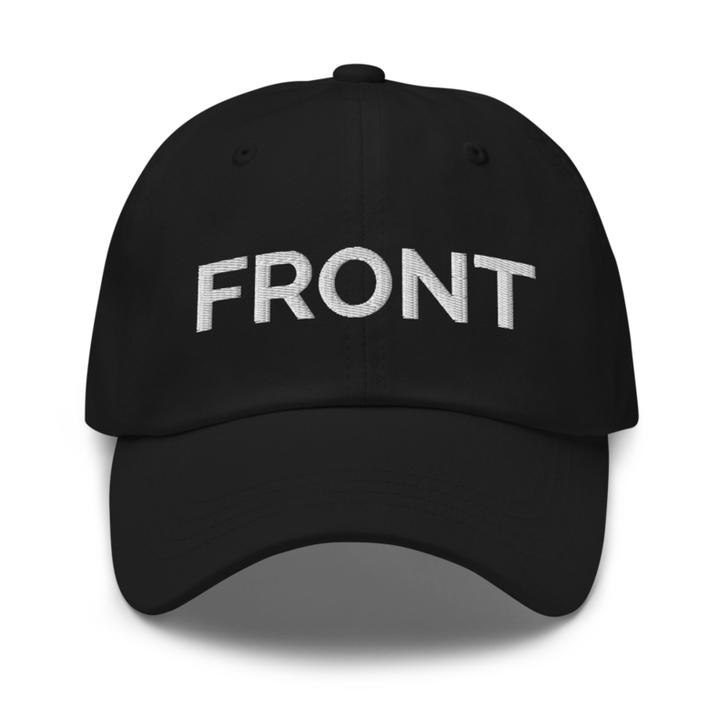 Front Hat - Black