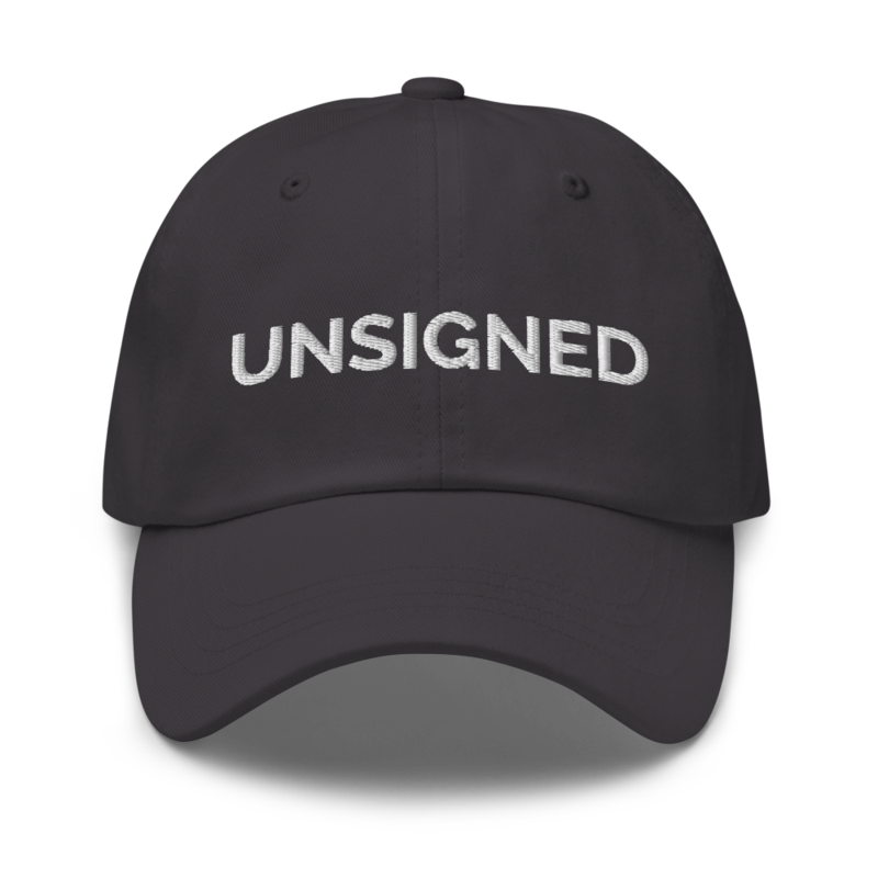 Unsigned Hat - Dark Grey